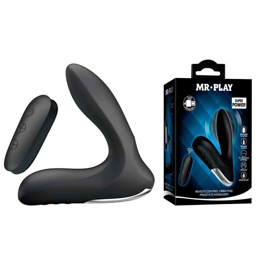 MR PLAY - MASAJEADOR DE PRÓSTATA CON VIBRACIÓN CONTROL REMOTO - OMerotics