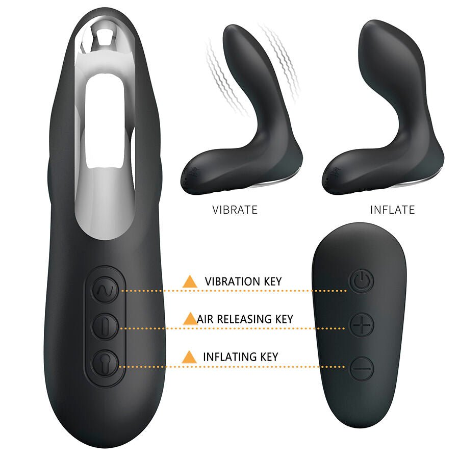 MR PLAY - MASAJEADOR DE PRÓSTATA CON VIBRACIÓN CONTROL REMOTO - OMerotics