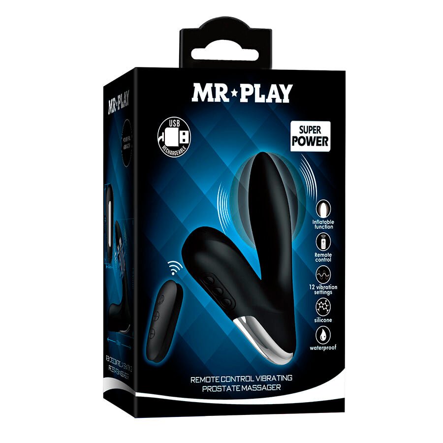 MR PLAY - MASAJEADOR DE PRÓSTATA CON VIBRACIÓN CONTROL REMOTO - OMerotics