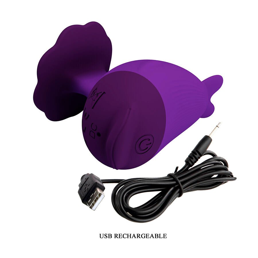 PRETTY LOVE - DOLPHIN MINI VIBRADOR CON SUJECIÓN - OMerotics