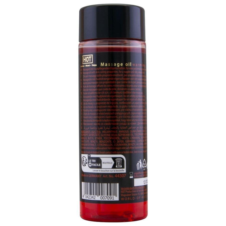 HOT - ACEITE DE MASAJE EFECTO CALOR 100 ML - OMerotics
