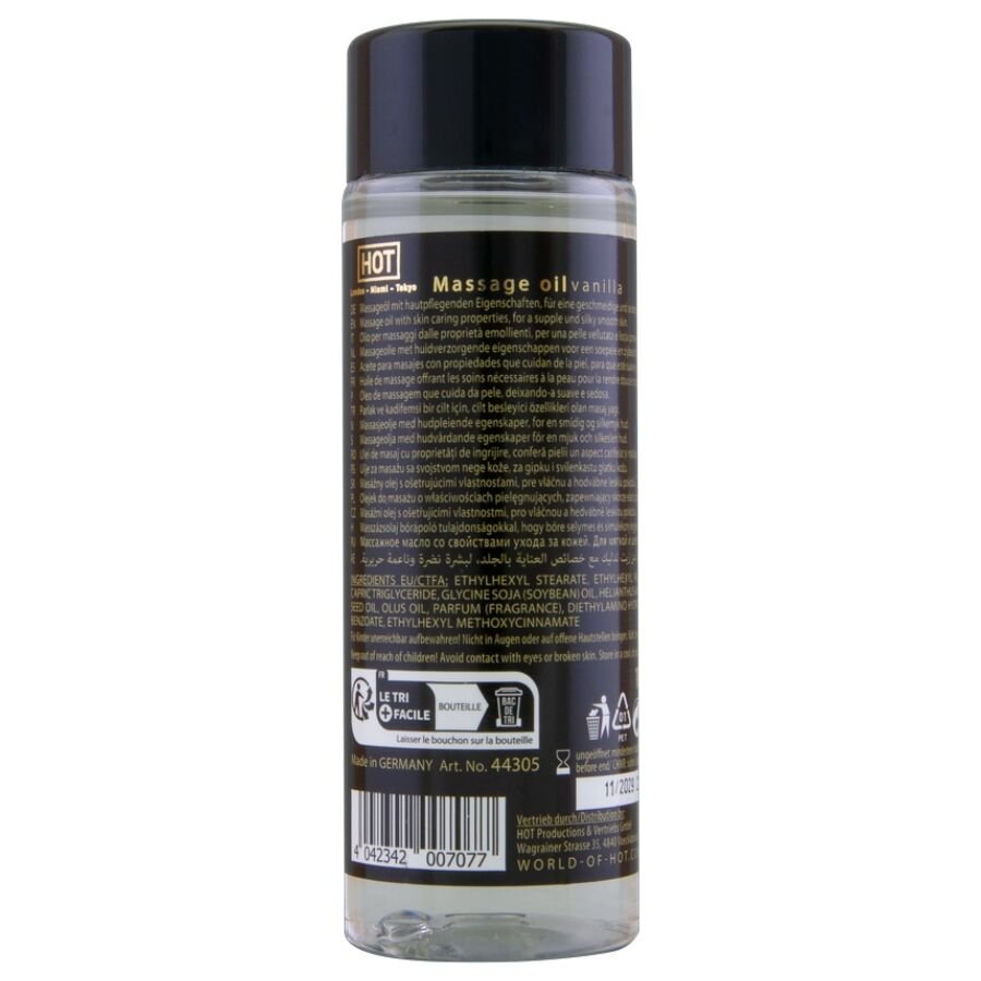 HOT - ACEITE DE MASAJE VAINILLA 100 ML - OMerotics