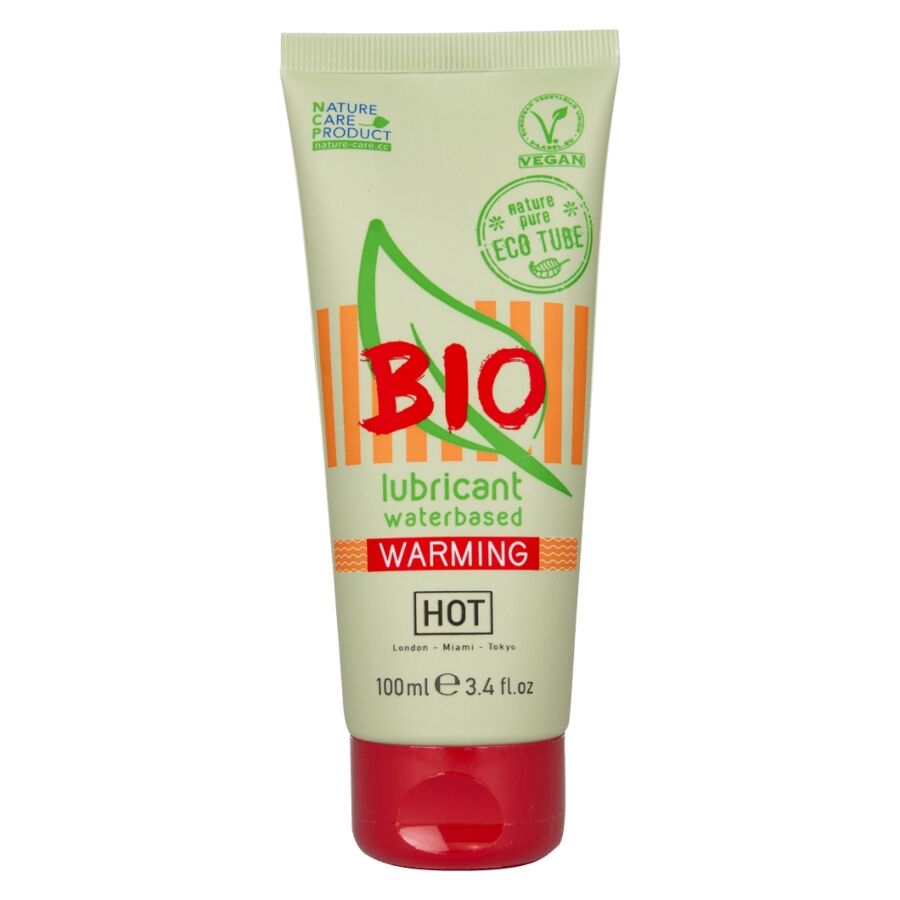 HOT - BIO LUBRICANT LUBRICANTE BIO BASE AGUA EFECTO CALOR 100 ML - OMerotics