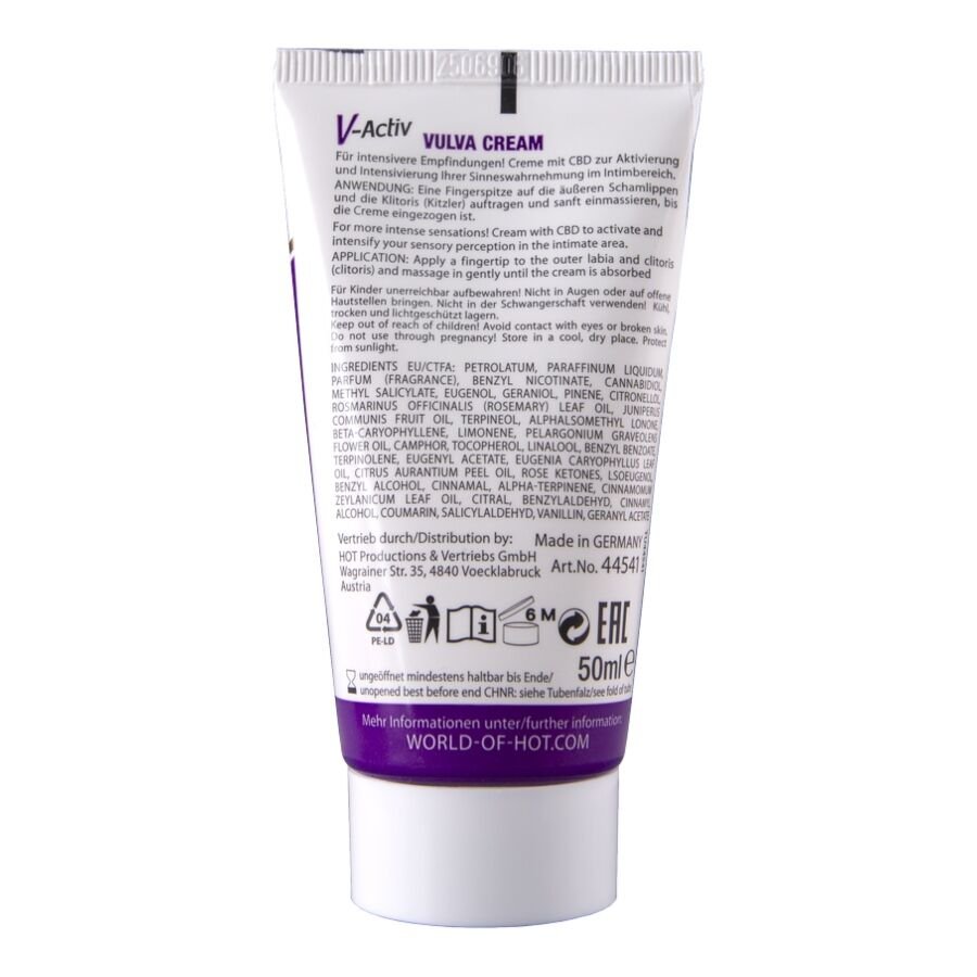 HOT - CREMA PARA VULVA CON CBD 50 ML - OMerotics