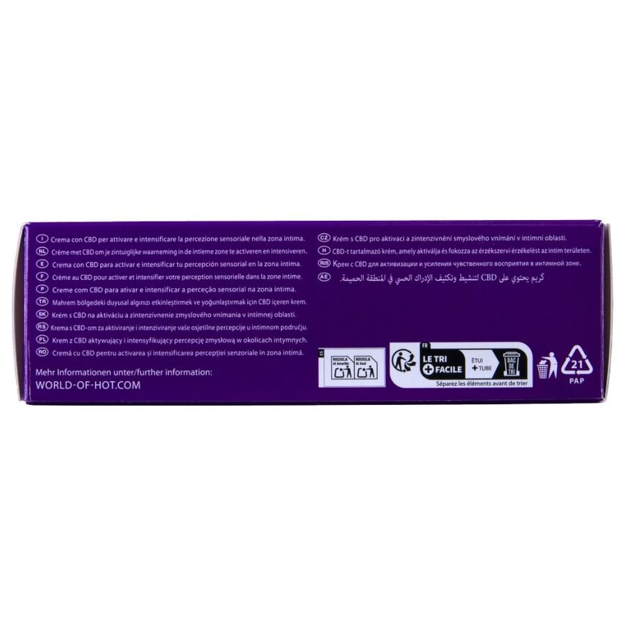 HOT - CREMA PARA VULVA CON CBD 50 ML - OMerotics