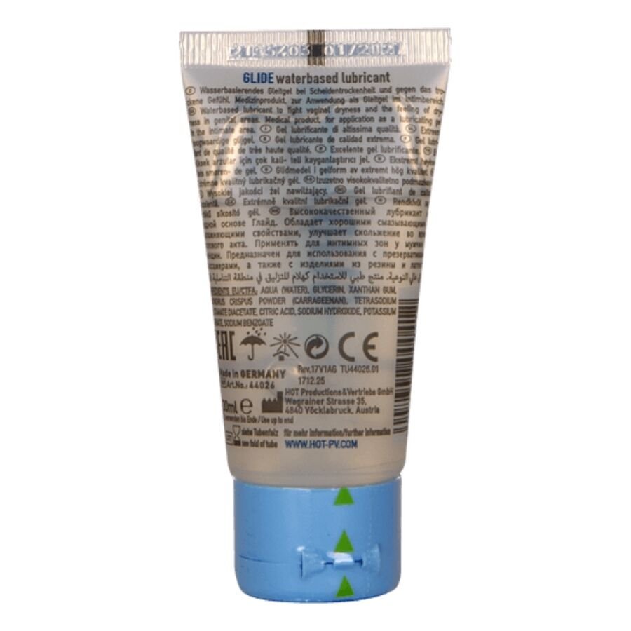 HOT - GLIDE LIQUID PLEASURE LUBRICANTE BASE AGUA 30 ML - OMerotics