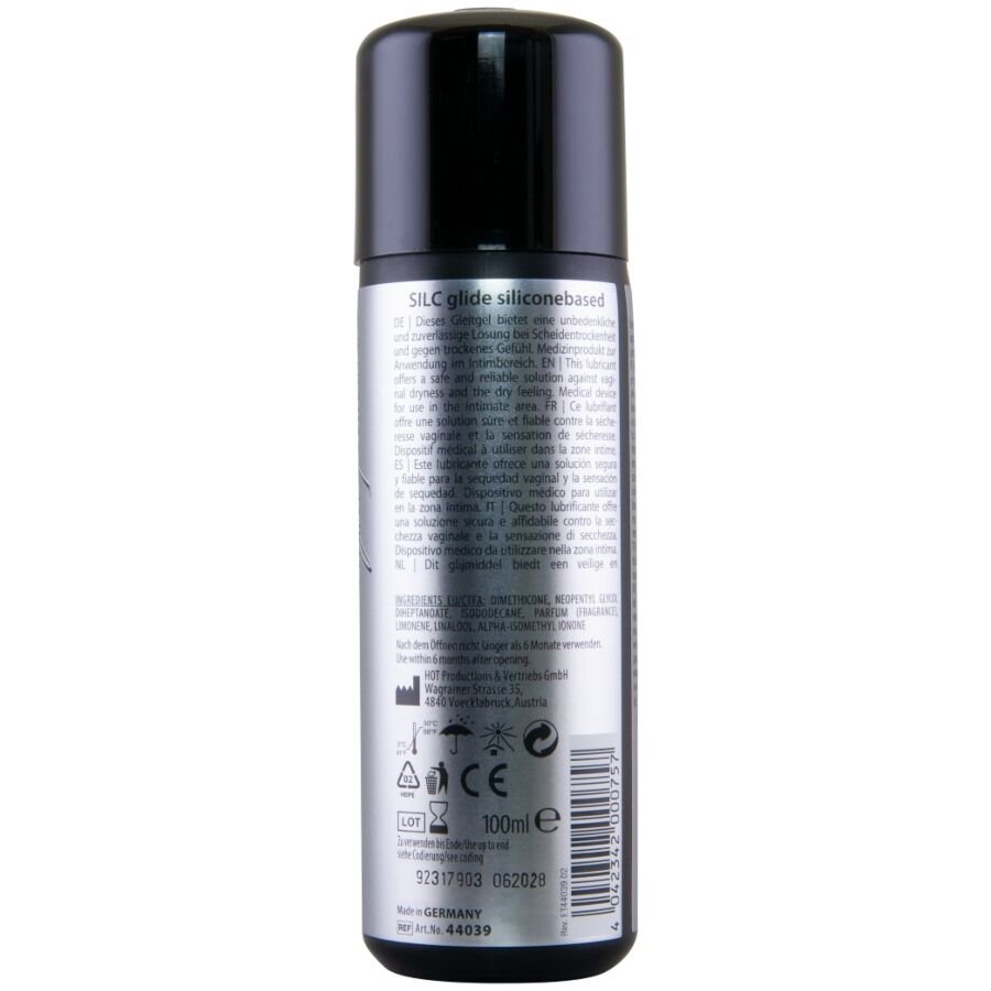 HOT - SILC GLIDE LUBRICANTE BASE SILICONA 100 ML - OMerotics
