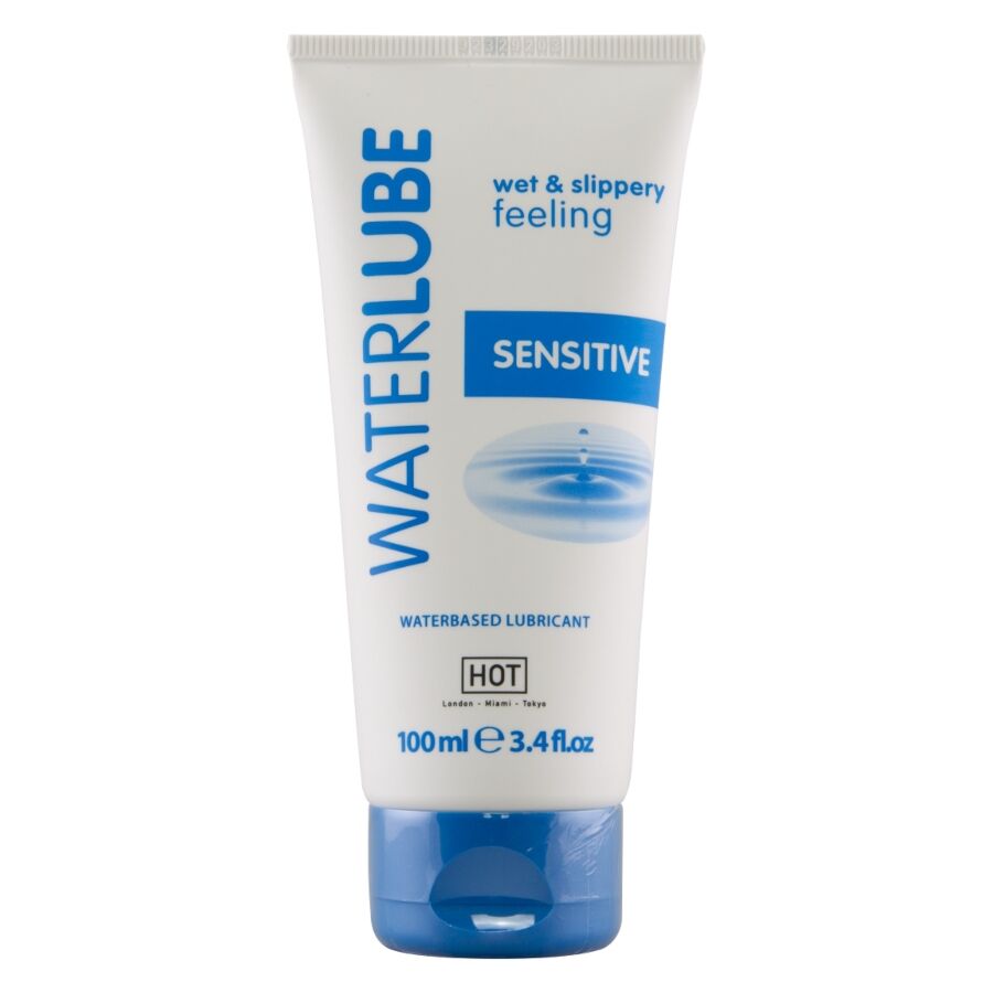 HOT - WATER LUBE LUBRICANTE BASE AGUA AGUA DE MANANTIAL 100 ML - OMerotics