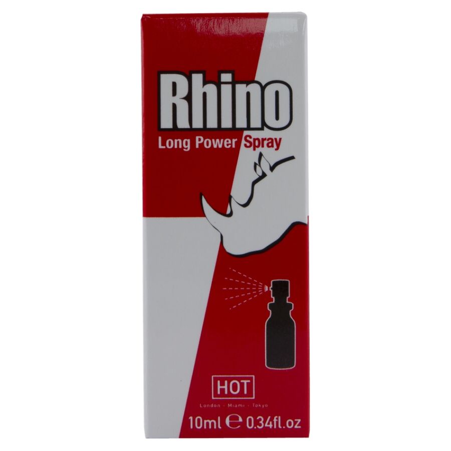 HOT - RHINO LONG POWER SPRAY 10 ML - OMerotics