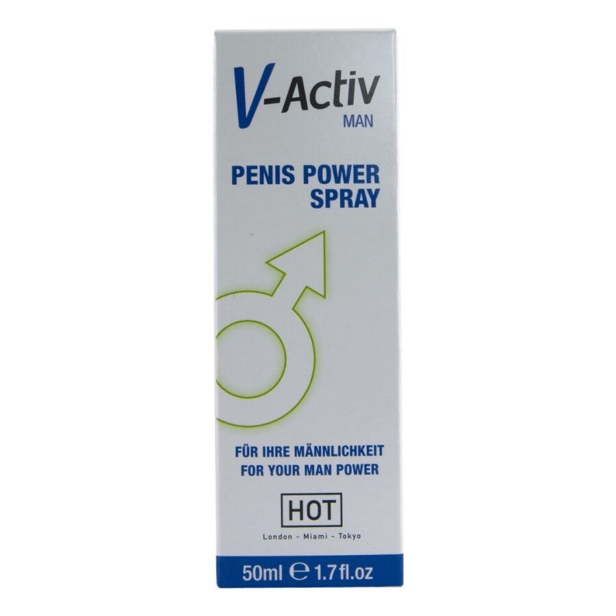 HOT - V-ACTIV PENIS POWER SPRAY PARA HOMBRE 50 ML - OMerotics