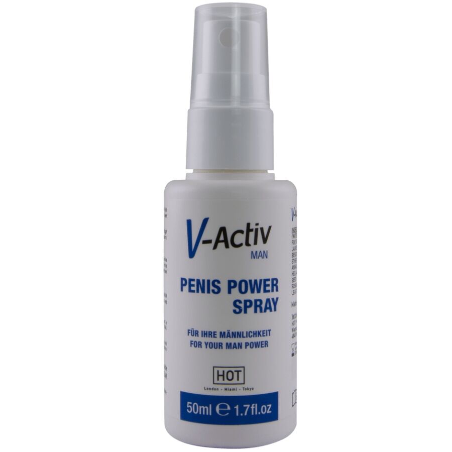HOT - V-ACTIV PENIS POWER SPRAY PARA HOMBRE 50 ML - OMerotics