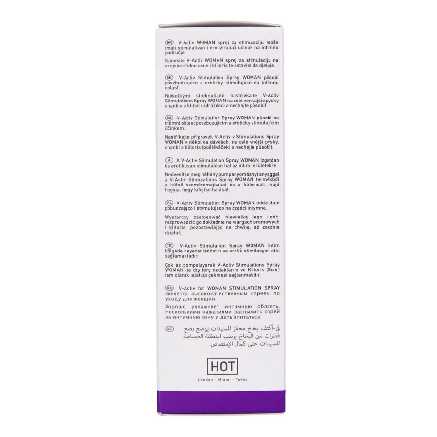 HOT - V-ACTIV SPRAY ESTIMULANTE PARA MUJER 50 ML - OMerotics