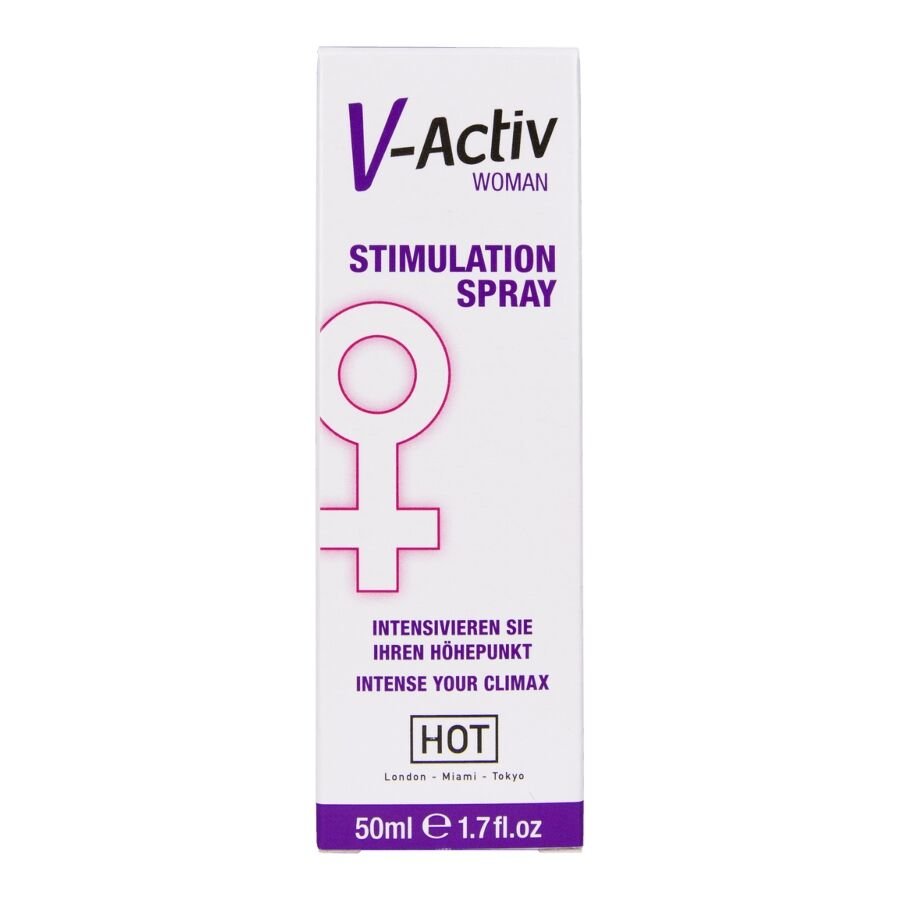 HOT - V-ACTIV SPRAY ESTIMULANTE PARA MUJER 50 ML - OMerotics