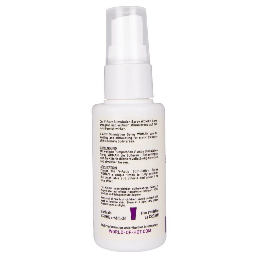 HOT - V-ACTIV SPRAY ESTIMULANTE PARA MUJER 50 ML - OMerotics