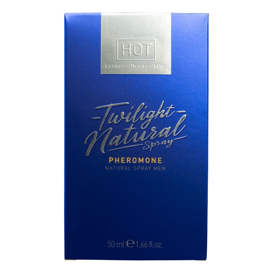 HOT - TWILIGHT SPRAY NATURAL CON FEROMONAS HOMBRE 50 ML - OMerotics