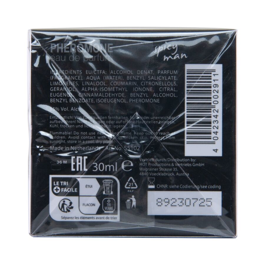 HOT - PERFUME CON FEROMONAS MIAMI SPICY HOMBRE 30 ML - OMerotics