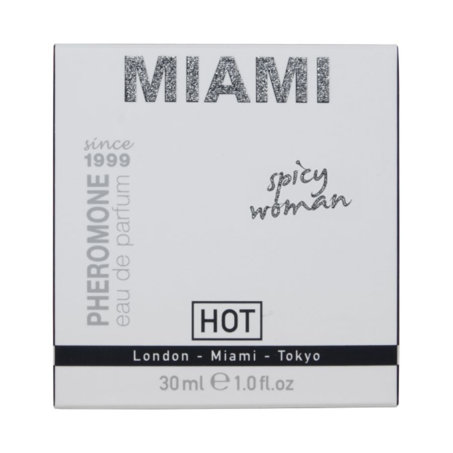 HOT - PERFUME CON FEROMONAS MIAMI SPICY MUJER 30 ML - OMerotics