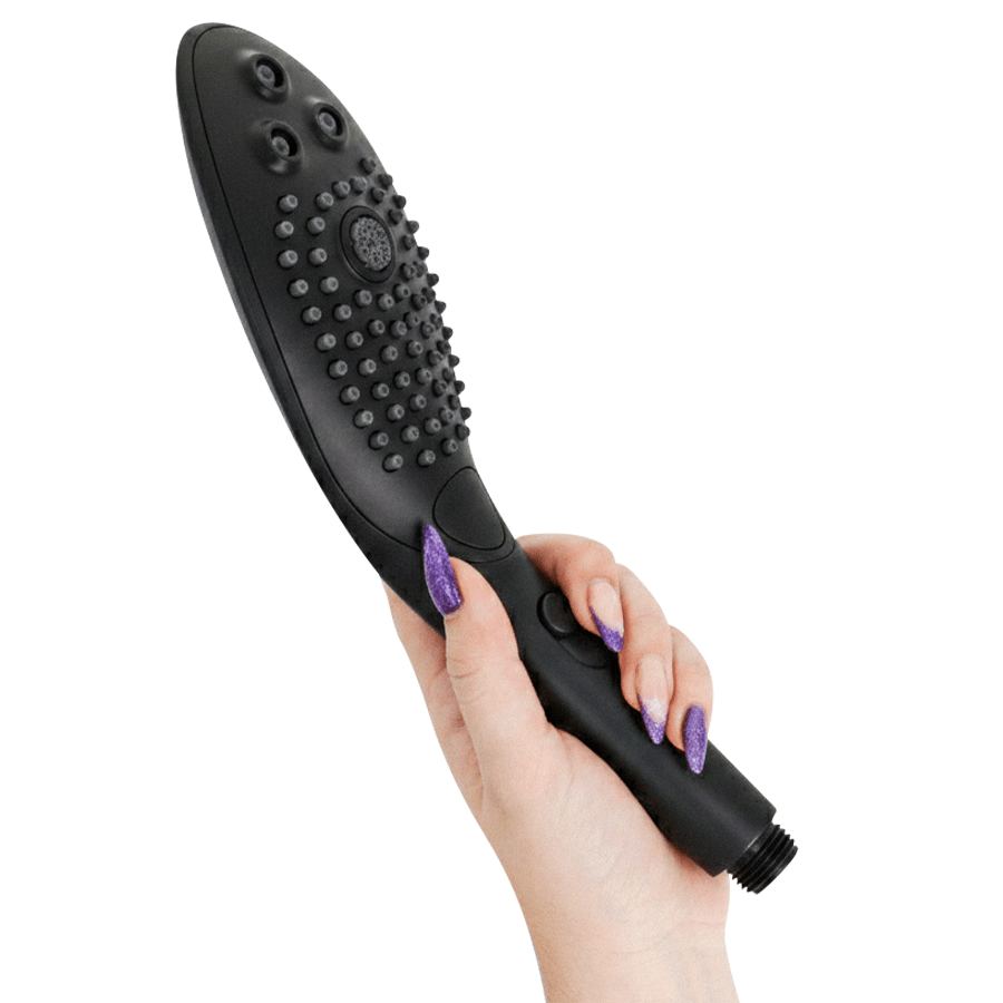 WOMANIZER - WAVE CABEZAL DE DUCHA ESTIMULADOR DE CLITORÍS NEGRO - OMerotics
