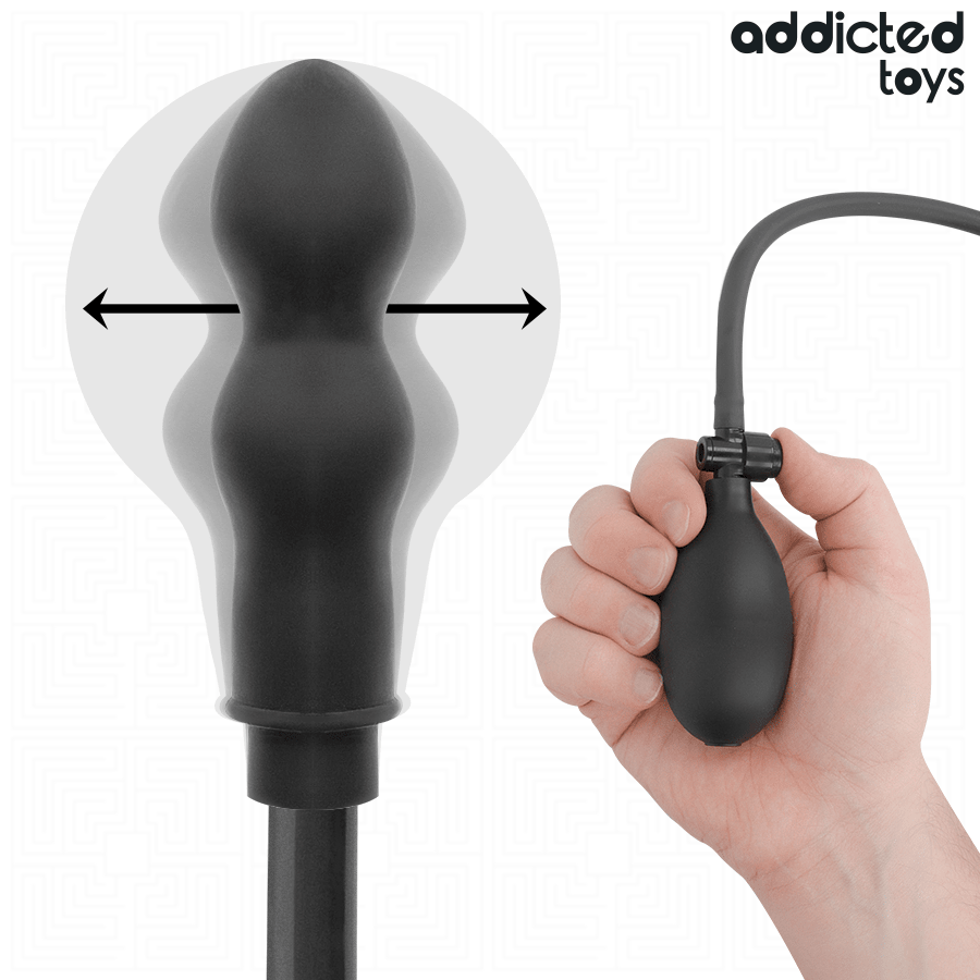 ADDICTED TOYS - PLUG ANAL DOBLE INFLABLE MODELO 1 - OMerotics