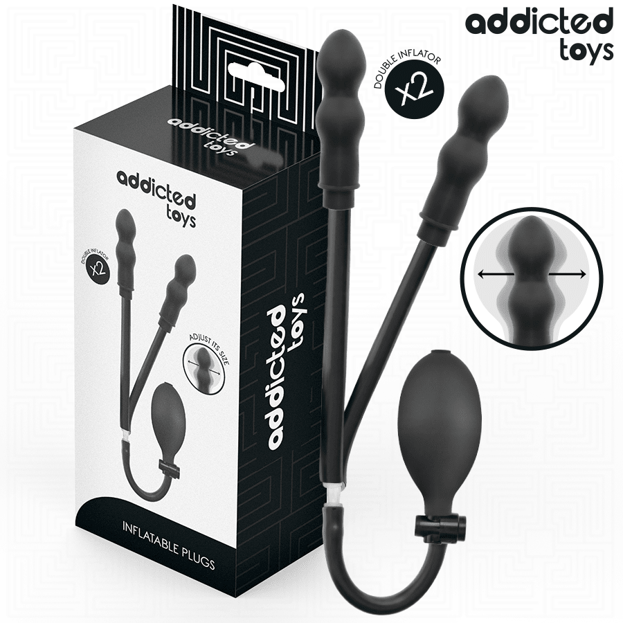 ADDICTED TOYS - PLUG ANAL DOBLE INFLABLE MODELO 1 - OMerotics