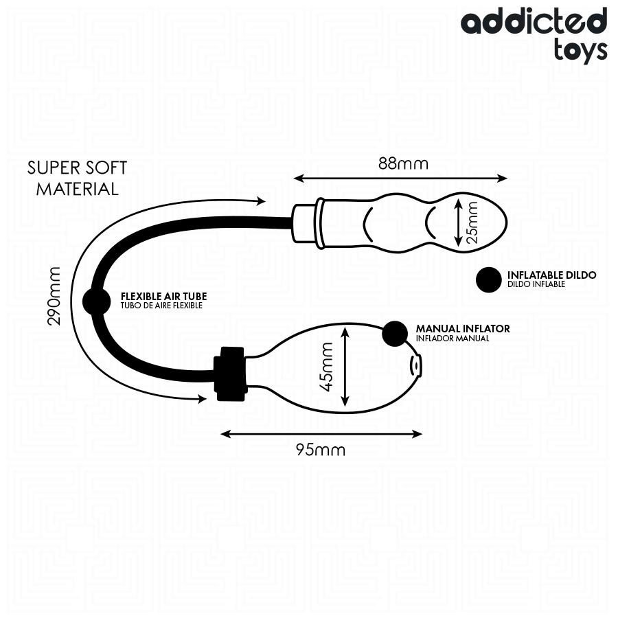 ADDICTED TOYS - PLUG ANAL INFLABLE MODELO 1 - OMerotics