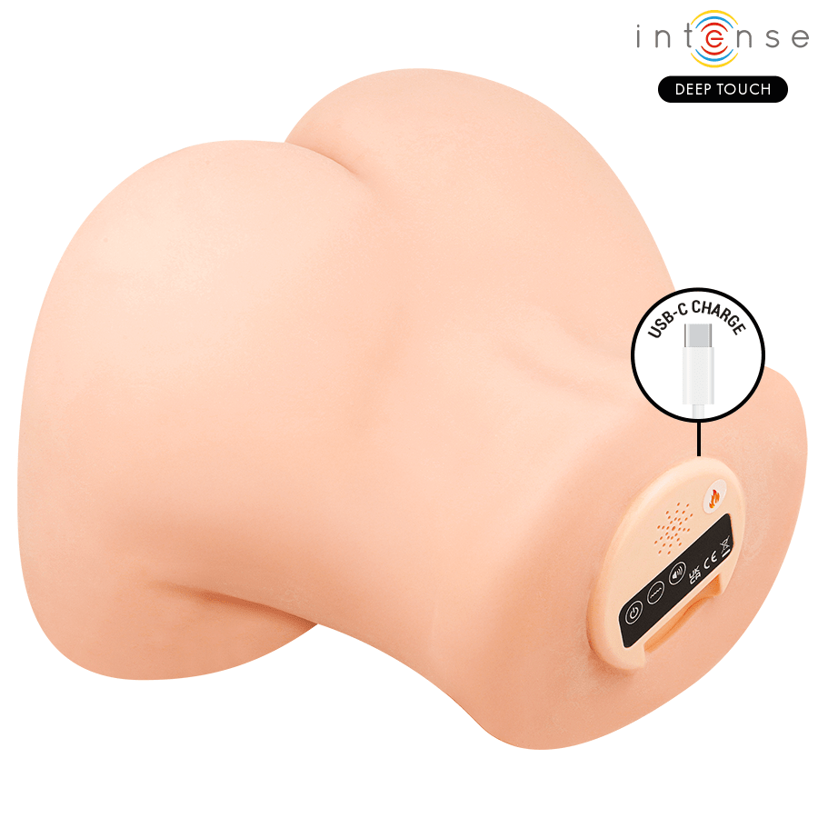 INTENSE DEEP TOUCH - GINGER MASTURBADOR VAGINA CON EFECTO SUCCIÓN, CALOR, VIBRACIÓN Y VOZ CON CONTROL REMOTO 5.3 KG - OMerotics