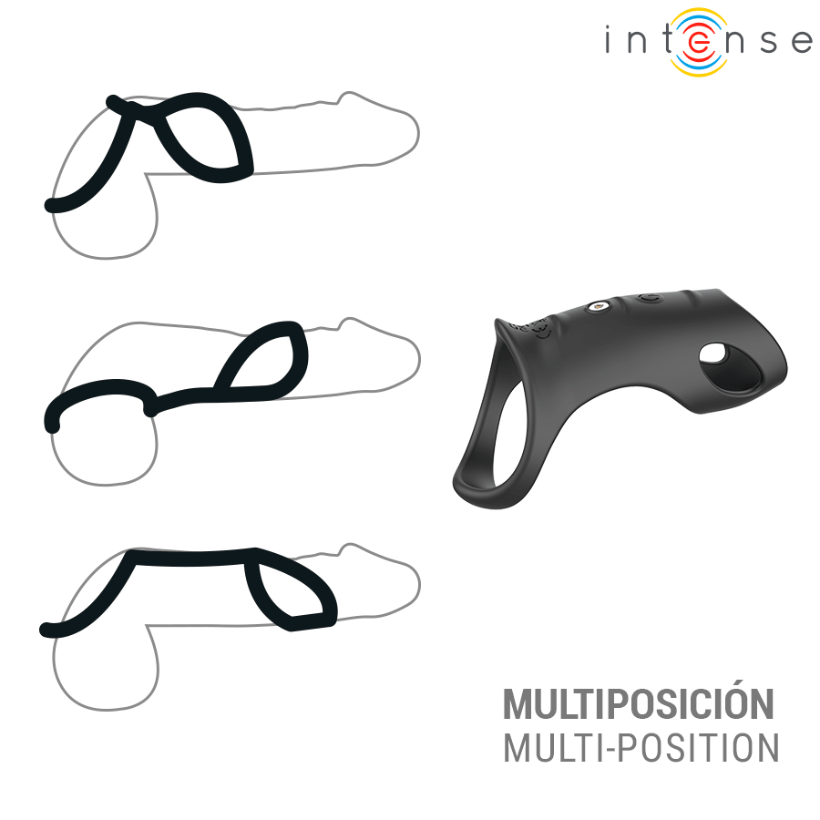 INTENSE - JEROME ANILLO VIBRADOR AJUSTABLE MODELO 12 - OMerotics
