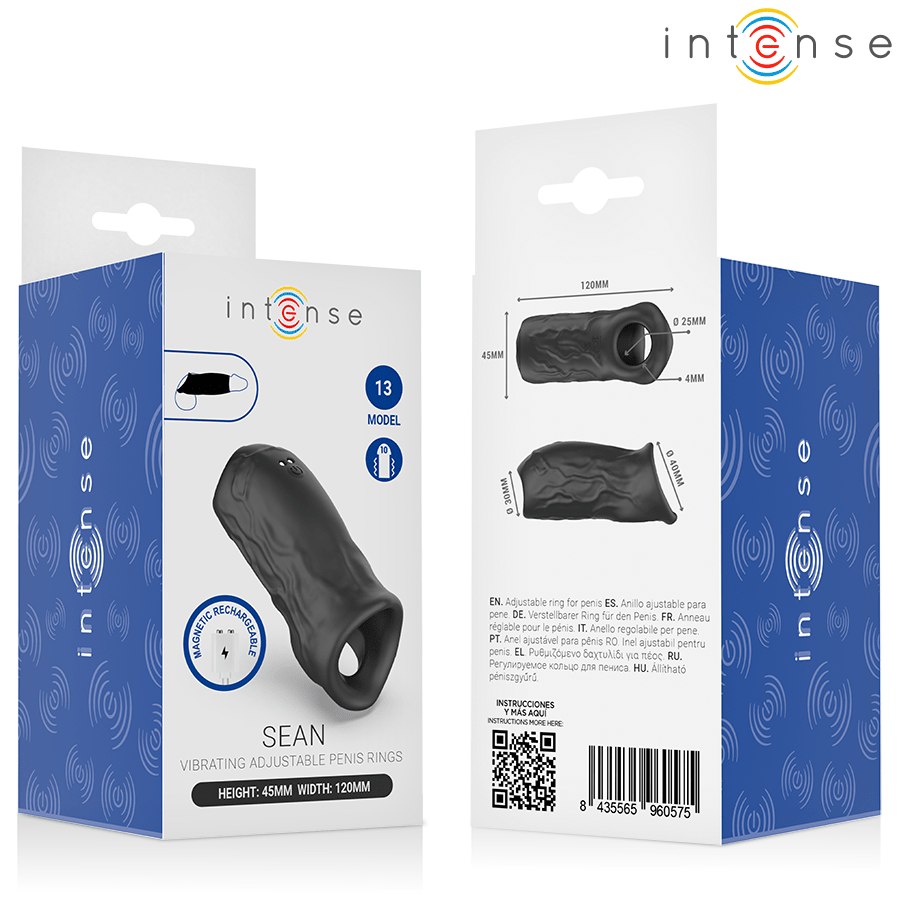 INTENSE - SEAN ANILLO VIBRADOR AJUSTABLE MODELO 13 - OMerotics