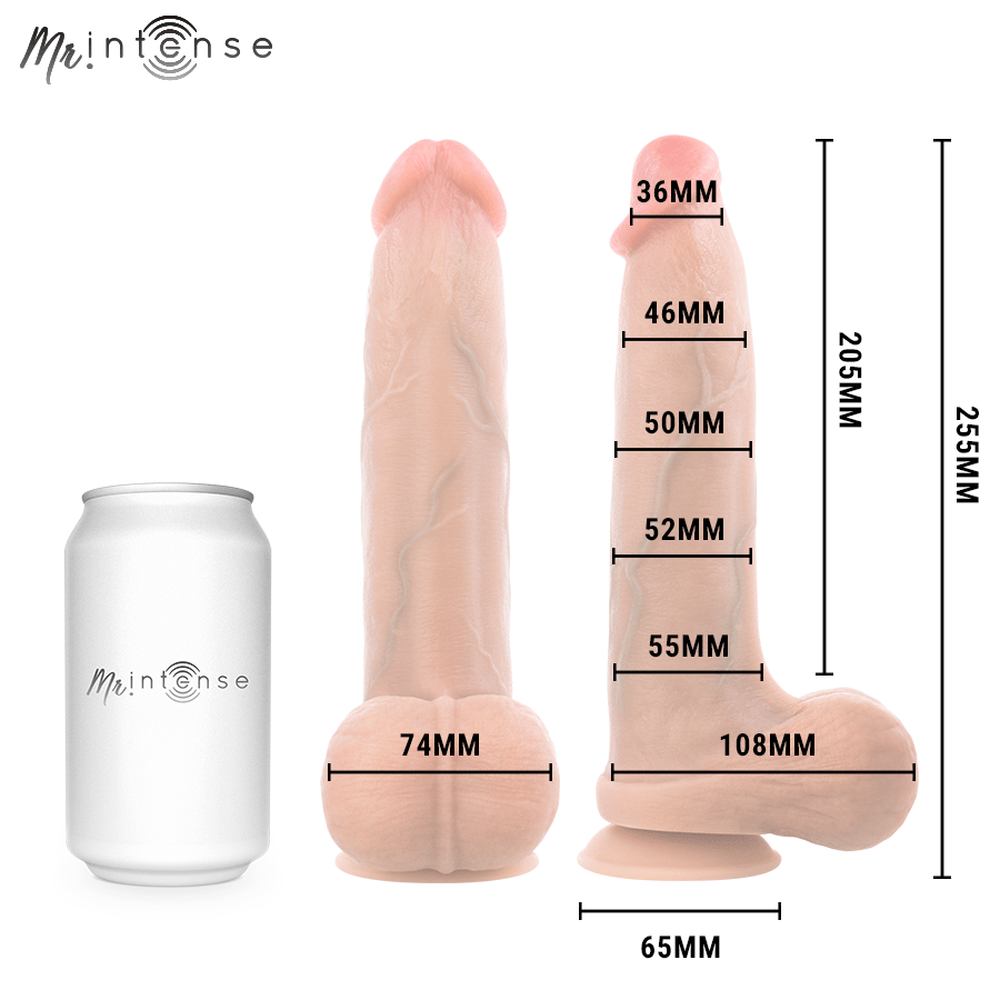 MR INTENSE - BRUCE XL DILDO SILICONA 25.5 CM -Ø- 5.5 CM - OMerotics