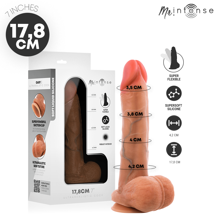 MR INTENSE - GARY S DILDO 17.8 CM -Ø- 4.2 CM - OMerotics