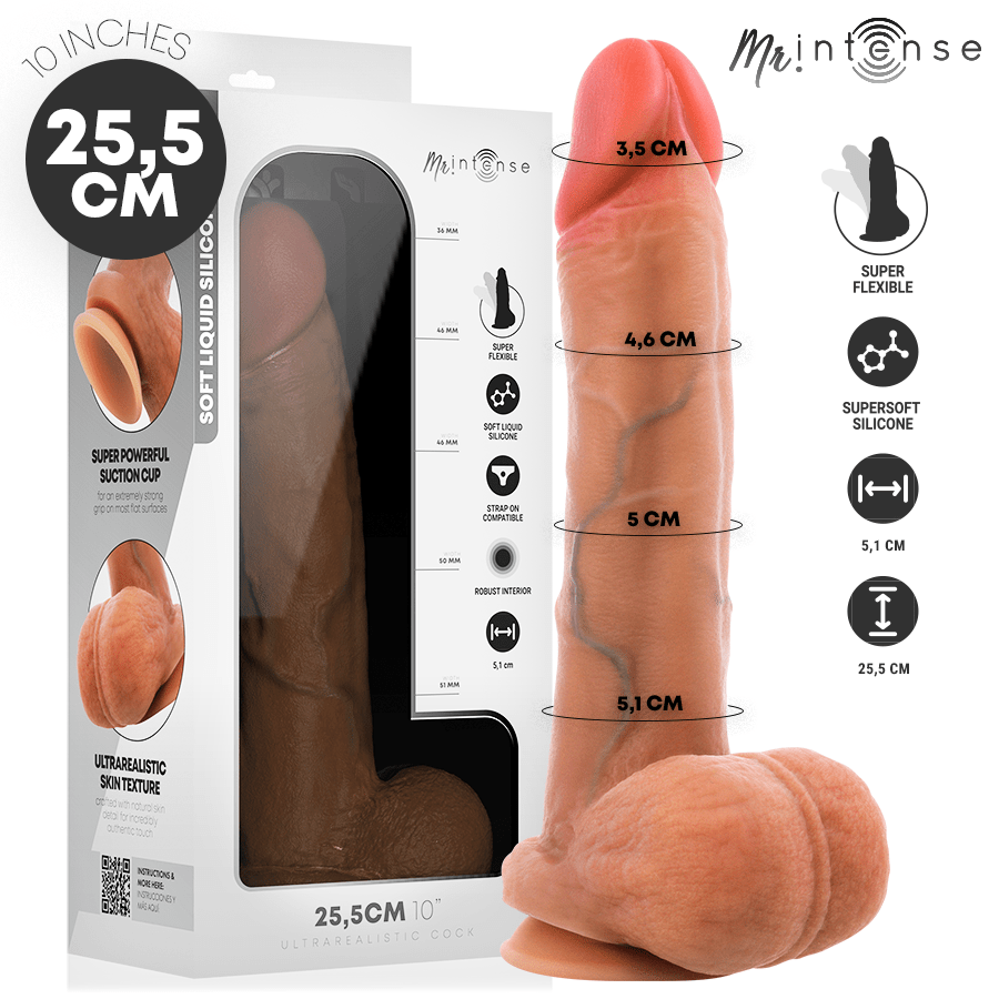 MR INTENSE - GARY XL DILDO 25.5 CM -Ø- 5.1 CM - OMerotics