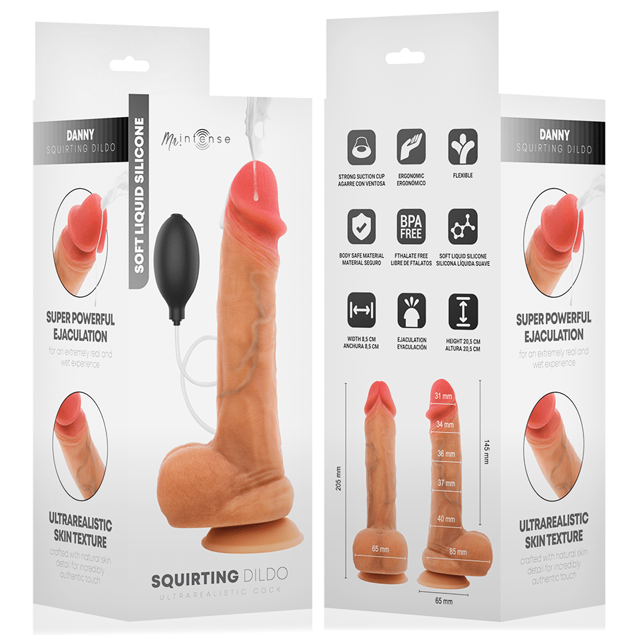 MR INTENSE - DANNY DILDO EYACULADOR 20.5 CM -Ø- 4 CM - OMerotics