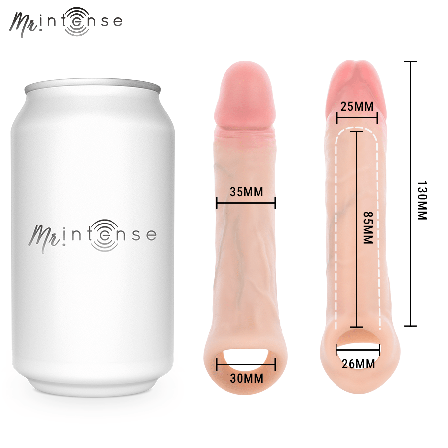 MR INTENSE - SIMON S FUNDA DE PENE SILICONA 13 CM -Ø- 4 CM - OMerotics