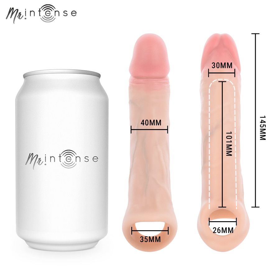 MR INTENSE - SIMON M FUNDA PARA EL PENE SILICONA 14.5 CM -Ø- 4 CM - OMerotics