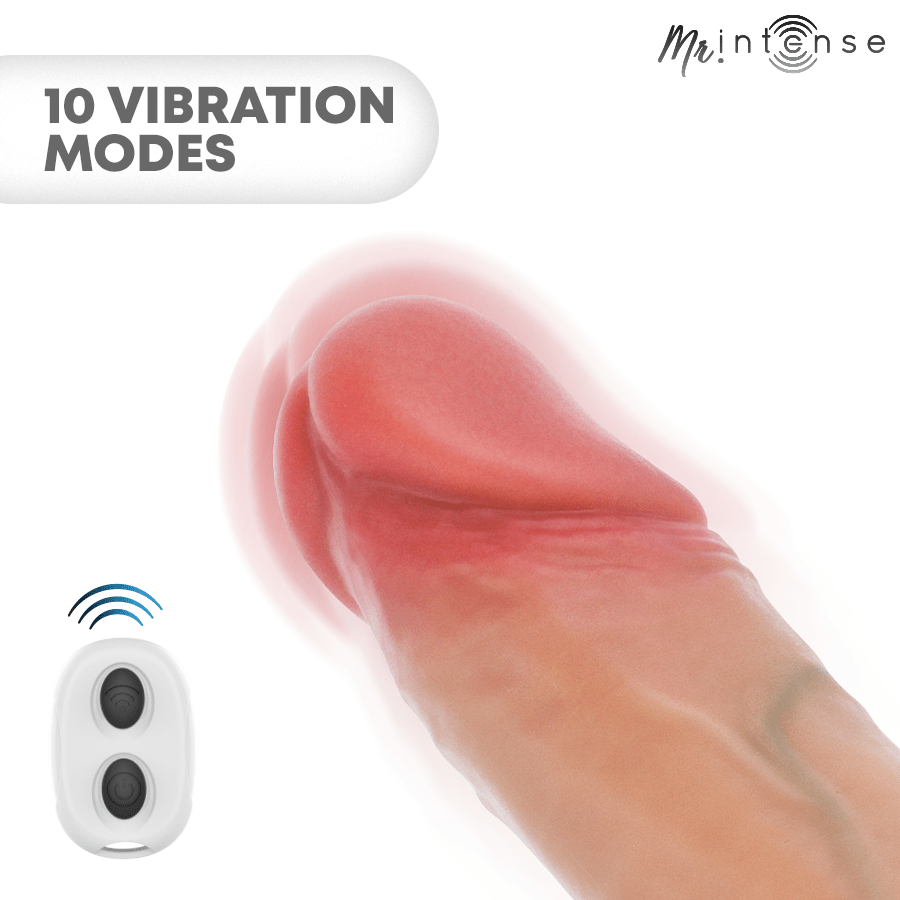 MR INTENSE - ARNOLD M VIBRADOR FUNDA PENE SILICONA CONTROL REMOTO 14.5 CM -Ø- 4 CM - OMerotics