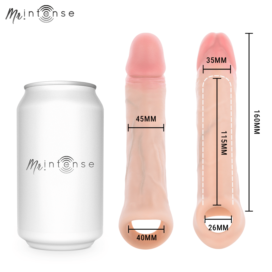 MR INTENSE - ARNOLD L VIBRADOR FUNDA PENE SILICONA CONTROL REMOTO 16 CM -Ø- 4.5 CM - OMerotics