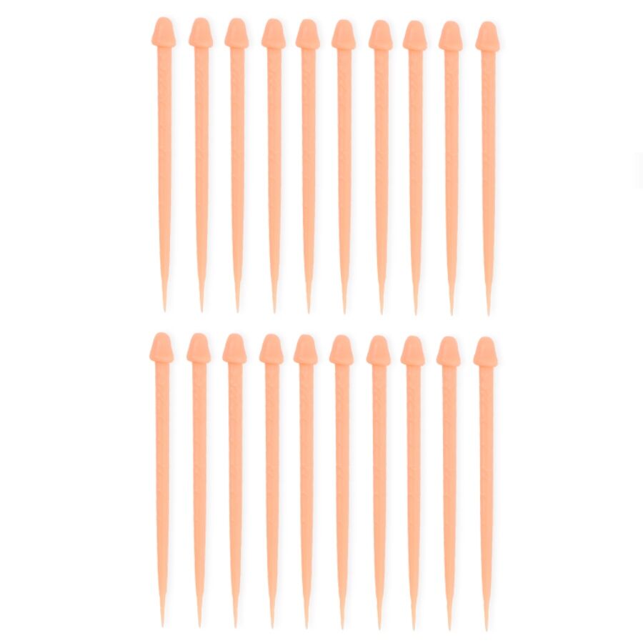 DIABLO PICANTE - PALITOS DE PENE CON PINCHO PARA CARNE 20 UNIDADES - OMerotics