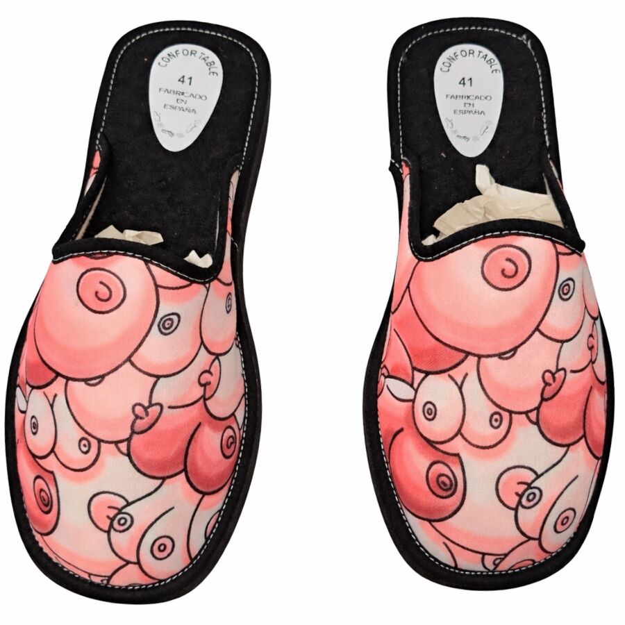 DIABLO PICANTE - ZAPATILLAS TETAS TALLA GRANDE 42-43-44 - OMerotics