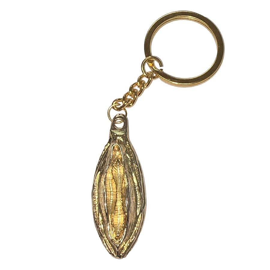 DIABLO PICANTE - LLAVERO METAL LABIOS DORADO - OMerotics