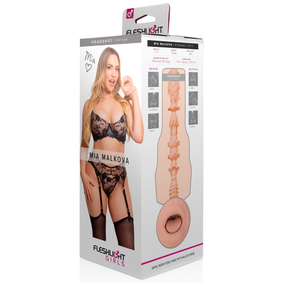 FLESHLIGHT GIRLS - MIA MALKOVA HEADSHOT BOCA - OMerotics
