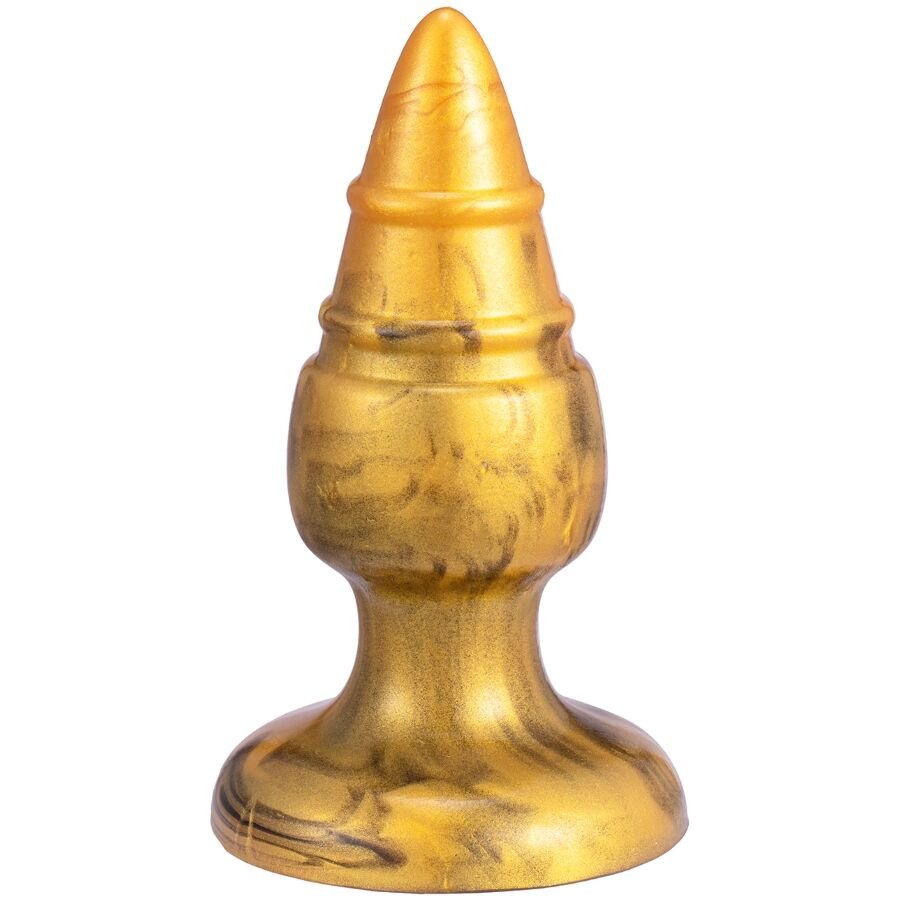 SILEXD - GOLDY PLUG ANAL FANTASY SILICONA LIQUIDA TERMOREACTIVO ORO 9.2 CM - OMerotics