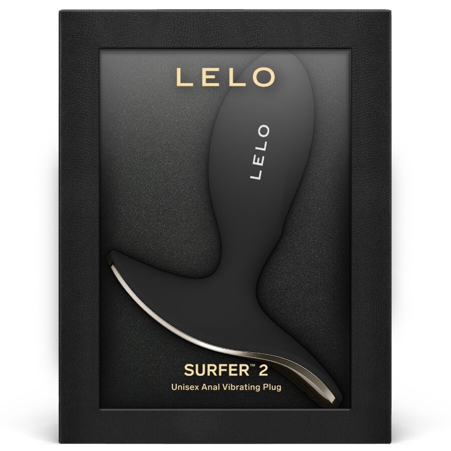LELO - SURFER 2 PLUG ANAL VIBRADOR UNISEX NEGRO - OMerotics