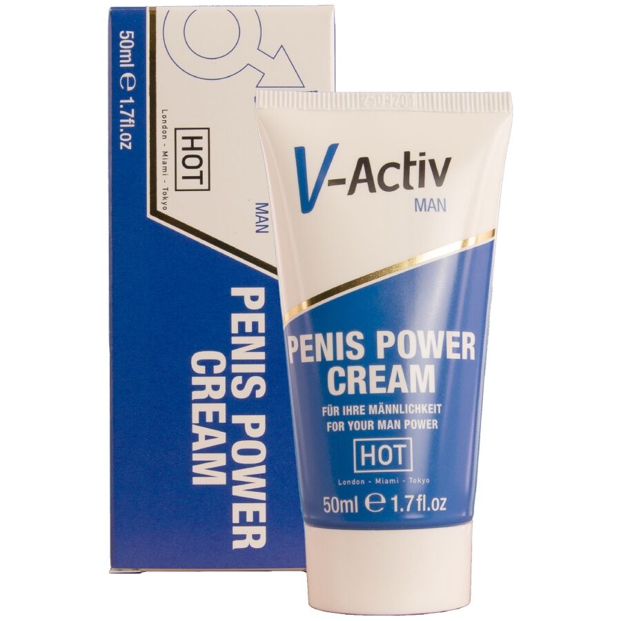 HOT - V-ACTIV PENIS POWER CREMA PARA HOMBRE 50 ML - OMerotics