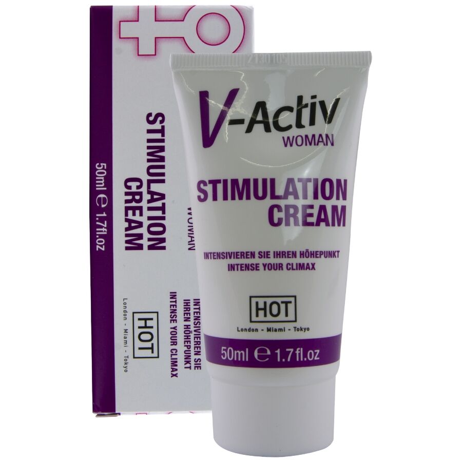 HOT - V-ACTIV CREMA ESTIMULANTE PARA MUJER 50 ML - OMerotics