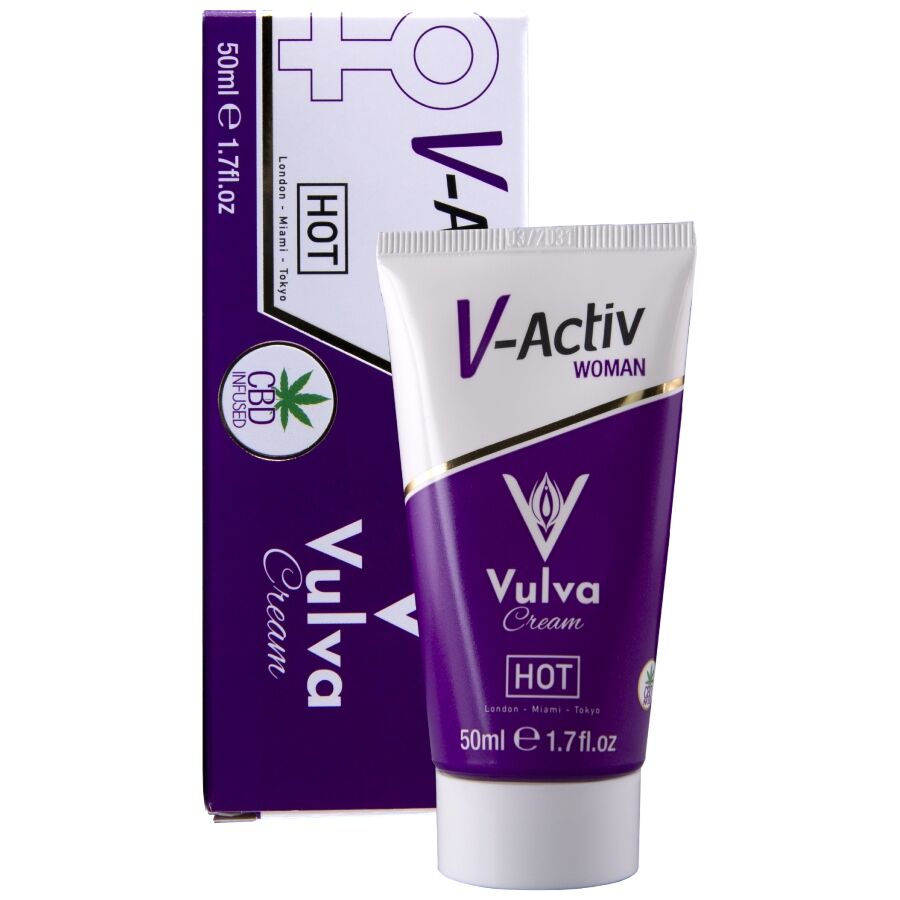 HOT - CREMA PARA VULVA CON CBD 50 ML - OMerotics