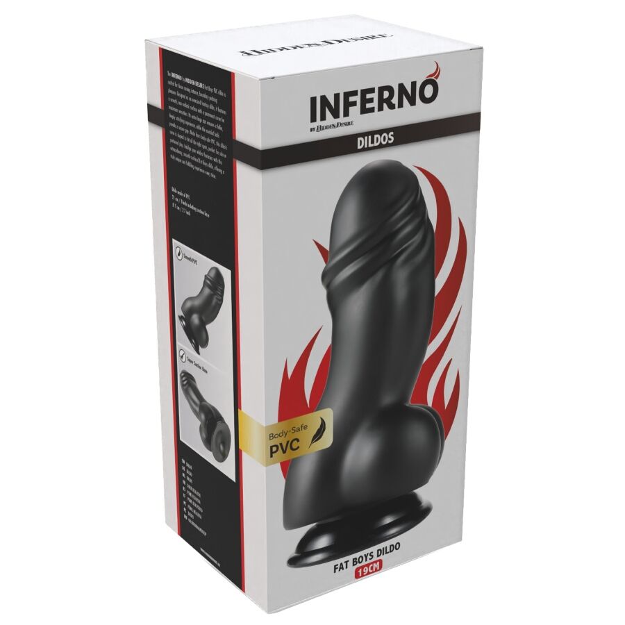 HIDDEN DESIRE - INFERNO FAT BOYS DILDO 19 CM - OMerotics