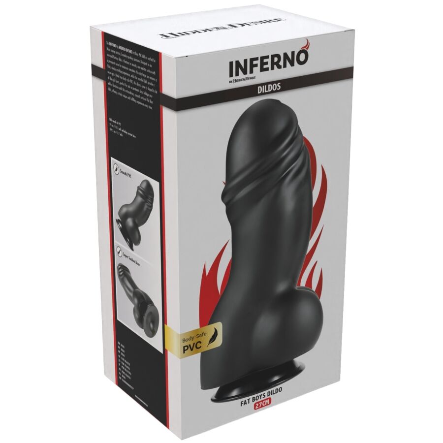 HIDDEN DESIRE - INFERNO FAT BOYS DILDO 27 CM - OMerotics