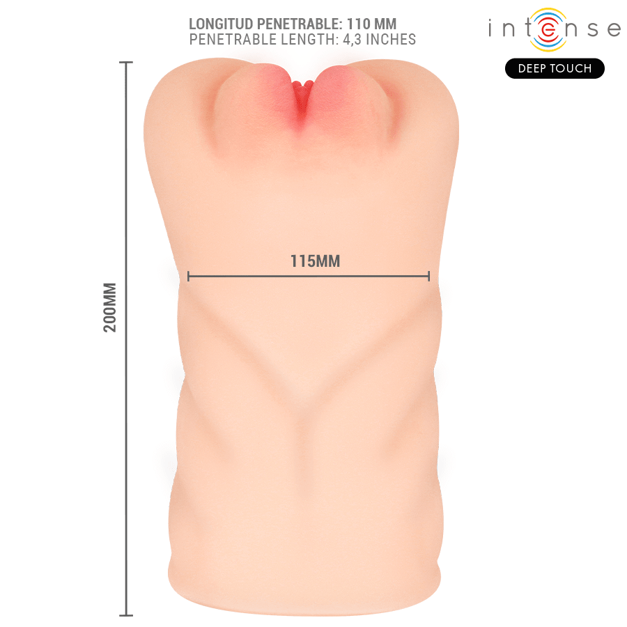 INTENSE DEEP TOUCH - KRISTA MASTURBADOR VAGINA CON EFECTO SUCCIÓN, VIBRACIÓN Y VOZ 1.2 KG - OMerotics