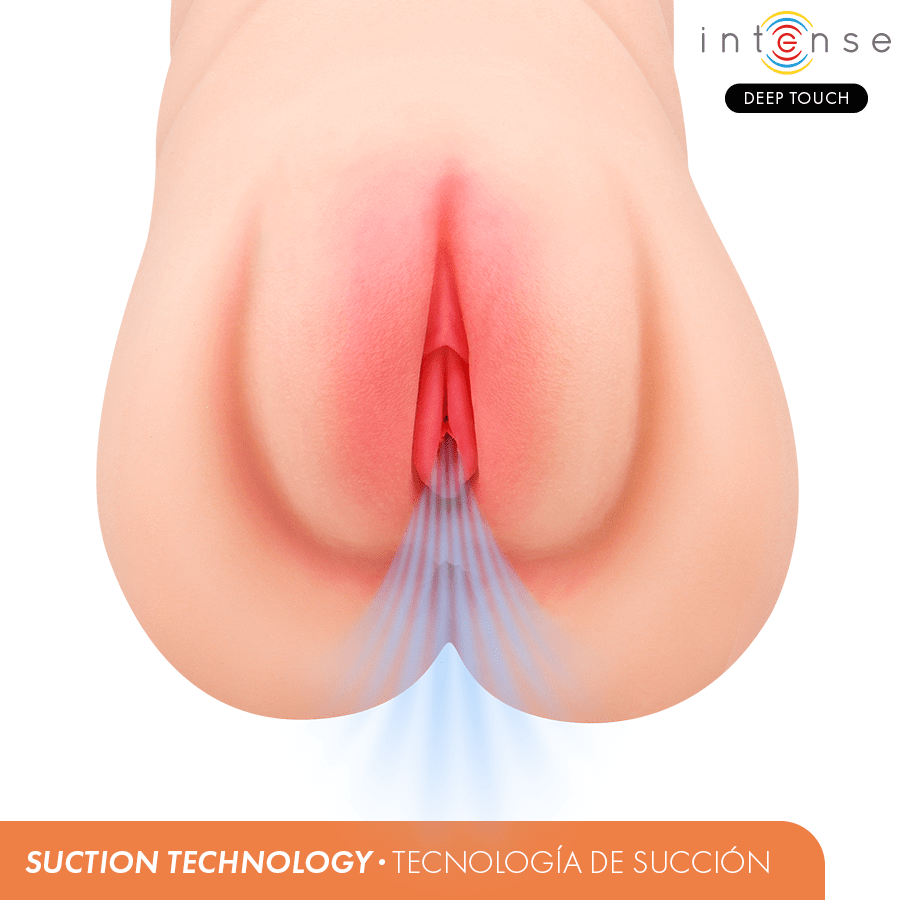 INTENSE DEEP TOUCH - KRISTA MASTURBADOR VAGINA CON EFECTO SUCCIÓN, VIBRACIÓN Y VOZ 1.2 KG - OMerotics