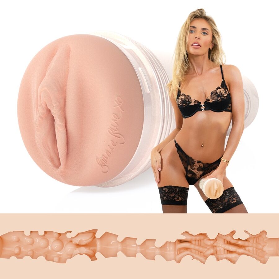 FLESHLIGHT GIRLS - BONNIE BLUE CON TEXTURA 1K VAGINA - OMerotics